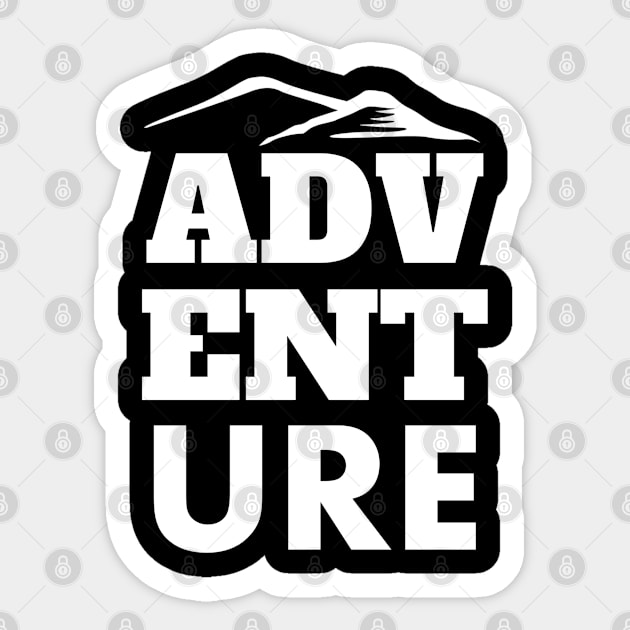 Adventure Sticker by FIFTY CLOTH